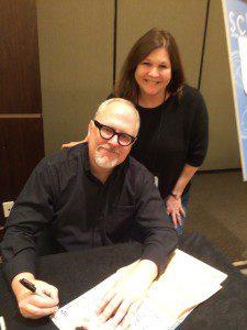 Me with Bill Joyce, getting a few of my favorite books signed.