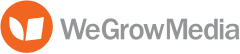 A black and white logo of the company egrowth.