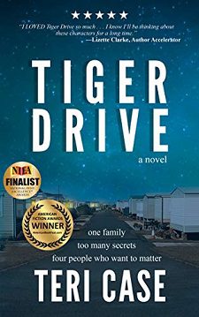 A book cover with the title of tiger drive.